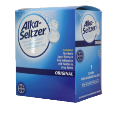 MEDICINE ALKA-SELTZER ORG BOX DUAL 25PK 1CT