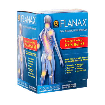 MEDICINE FLANAX PAIN RELIEF DUAL 20PK 1CT