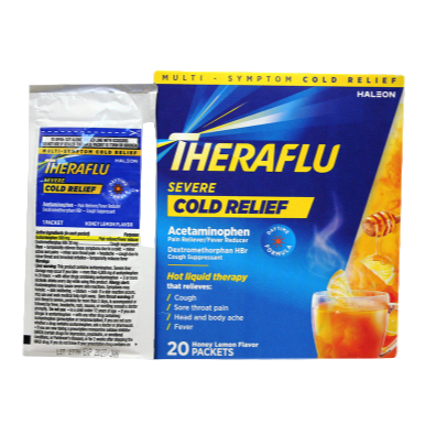 MEDICINE THERAFLU COLD RELIEF HONEY 20PK
