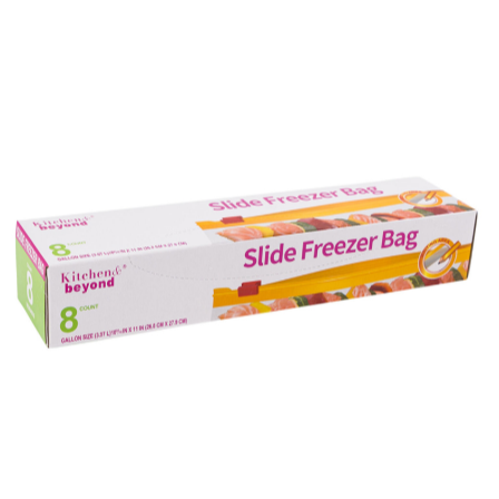 PRODUCE BAGS KITCHEN&BEYOND FREEZER 8PK 1CT