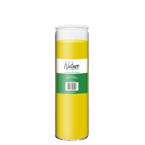 CANDLE ESSENCE OF NATURE 7 DAY YELLOW 10OZ 12PK 1CT