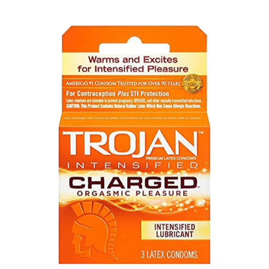 CONDOM TROJAN CHARGED 6PK
