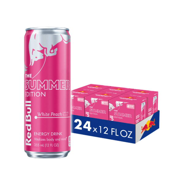 REDBULL ENERGY WHITE PEACH PINK 12OZ 24PK (COMING BACK SOON)