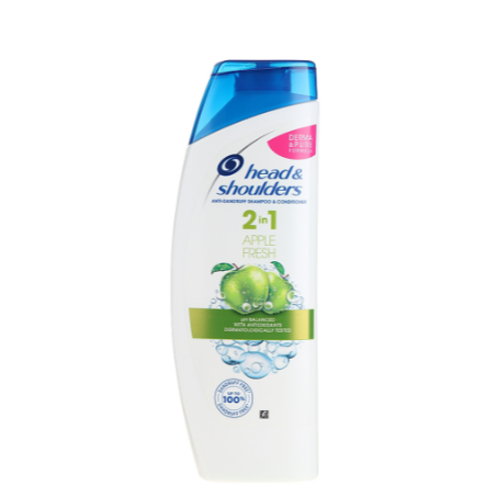 SHAMPOO HEAD & SHOULDERS 2IN1 APPLE 330ML 1CT