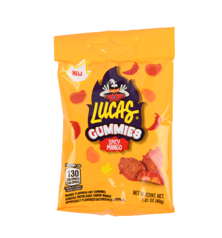 CANDY LUCAS GUMMIES SPICY MANGO 1.41 OZ 1CT