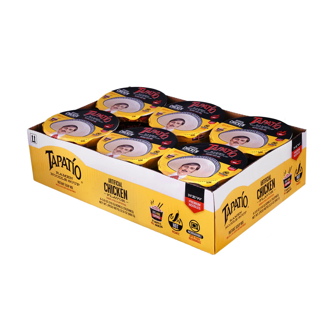 SOUP TAPATIO BOWL CHICKEN 3.8OZ 6PK