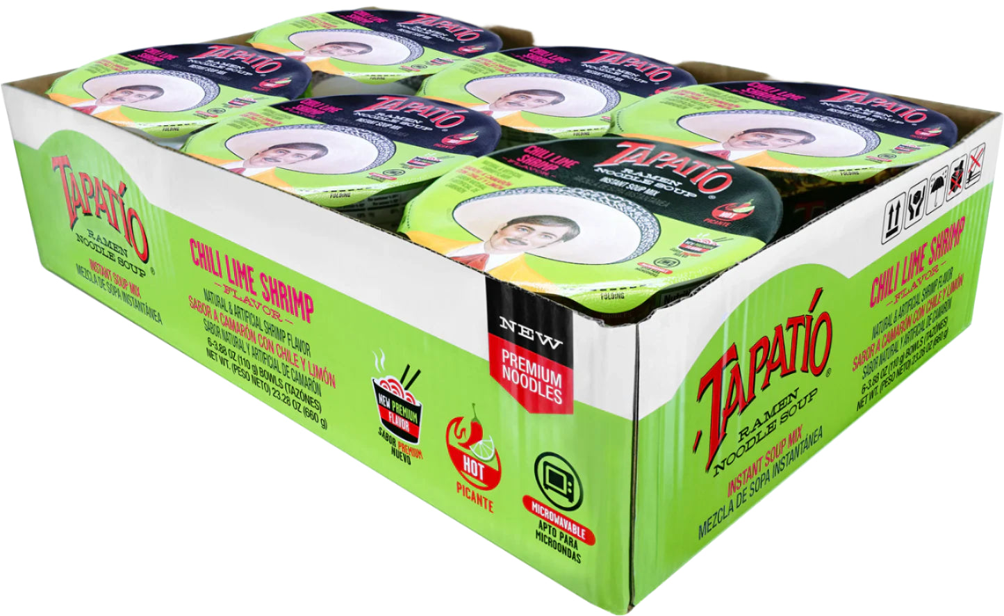SOUP TAPATIO BOWL CHILI LIME SHRIMP 3.8OZ 6PK