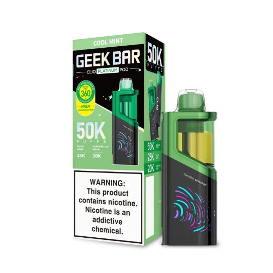 GEEK BAR CLIO PODS 50K VAPE 5PK