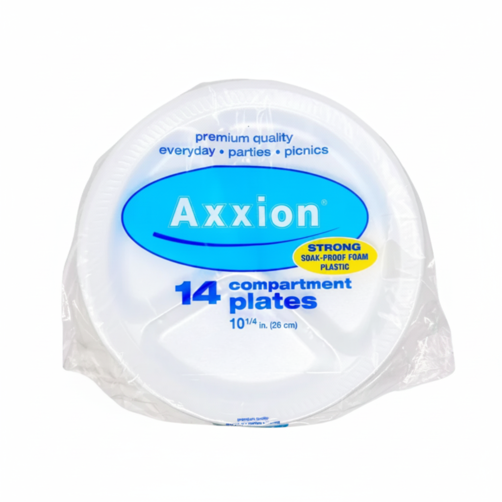 PLATE FOAM COMPARTMENT PLATE 10" 14PK 1CT
