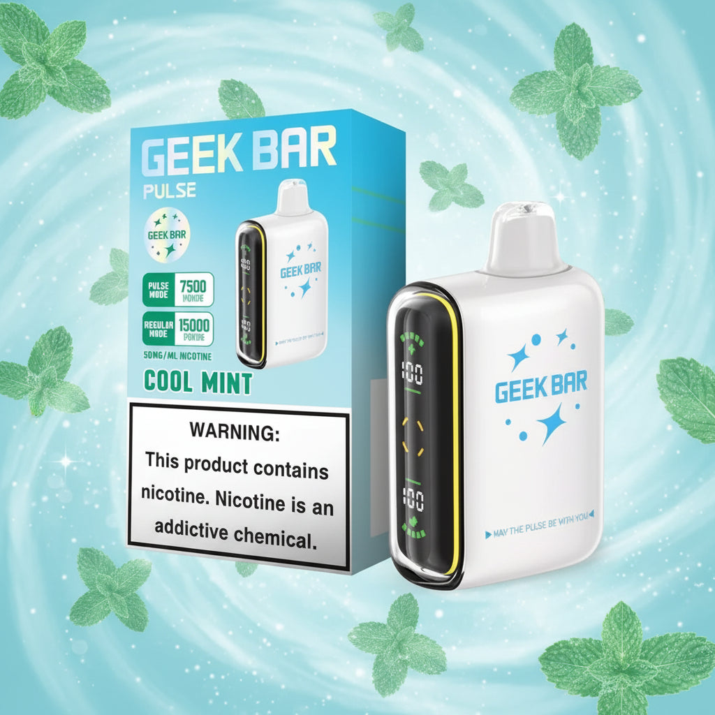 VAPE GEEK BAR PULSE COOL MINT 5PK