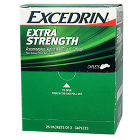 MEDICINE EXCEDRIN EXT STRENGTH HEADACHE DUAL 25PK 1CT