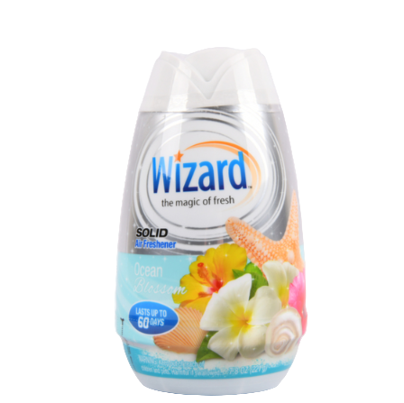 AIR FRESHENER WIZARD OCEAN BLOSSOM 7.8OZ 1CT