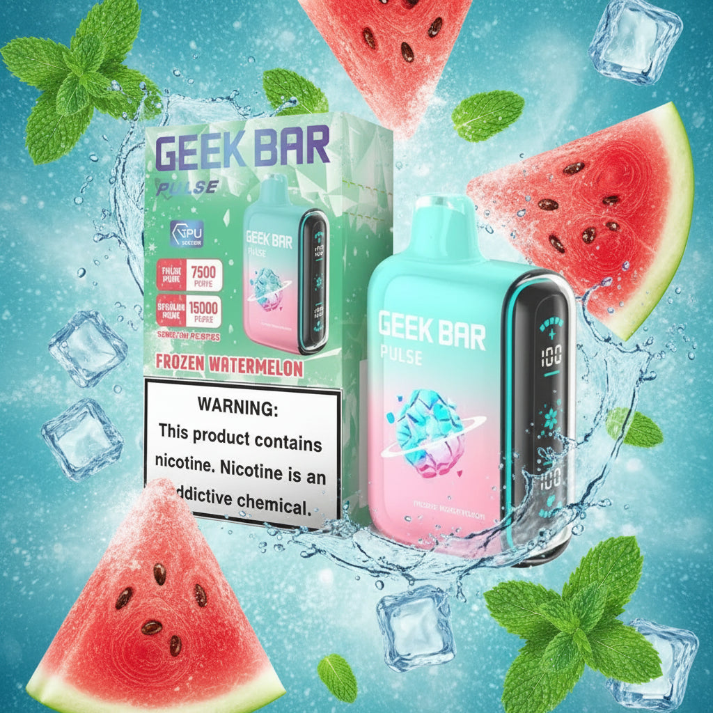 VAPE GEEK BAR PULSE FROZEN WATERMELON 5PK