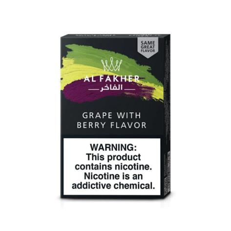 AL FAKHER GRAPE WITH BERRY HOOKAH TOBACCO 50G 10PK