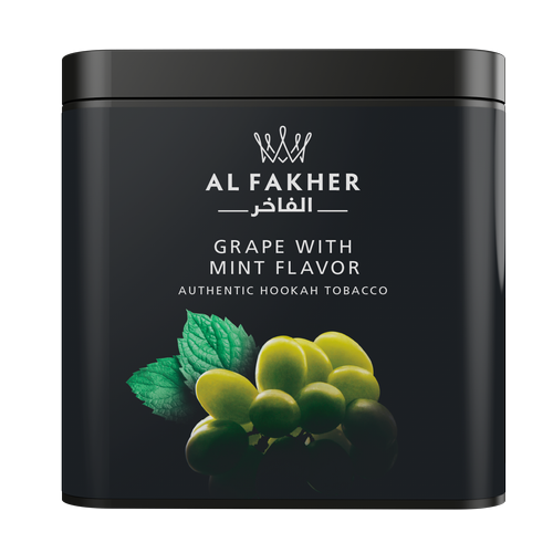 AL FAKHER GRAPE WITH MINT FLAVOR HOOKAH TOBACCO 250G 1CT