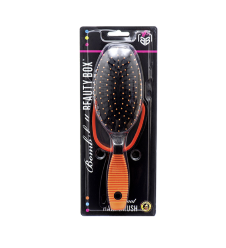 HAIR BRUSH PADDLE W/MIRROR ASST COLOR 1CT