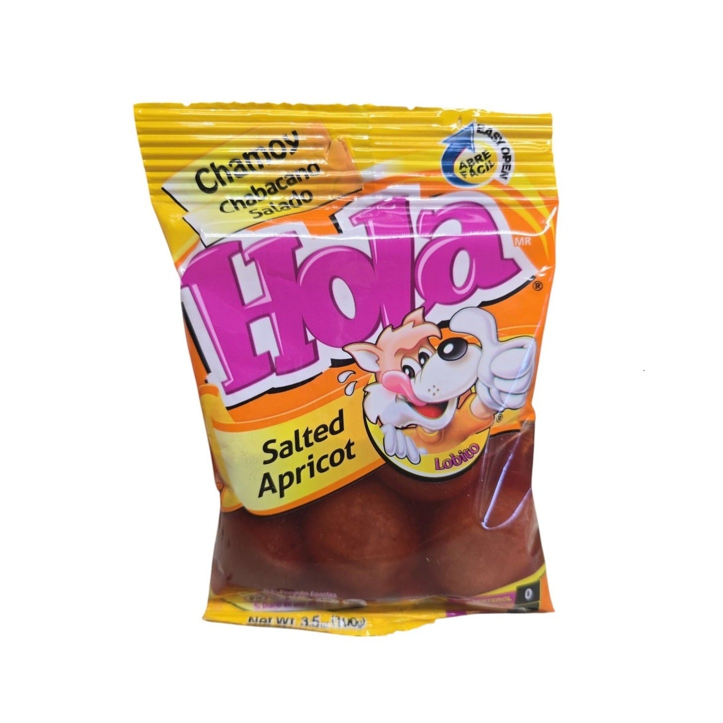 HOLA SALTED APRICOT 12PK 3.5OZ 1CT