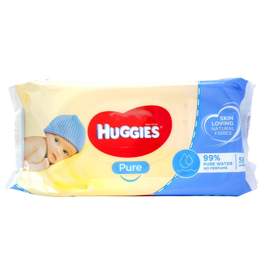 HUGGIES BABY WIPES PURE 56PK 1CT