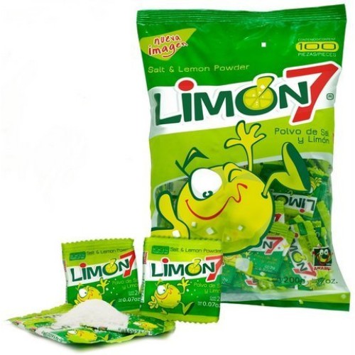 SALT PICA LIMON7 BAG 70Z GREEN 40PK 1CT