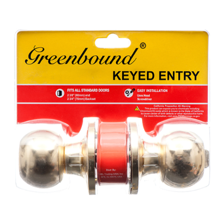 LOCK ENTRY KNOB ROUND HANDLE 1CT