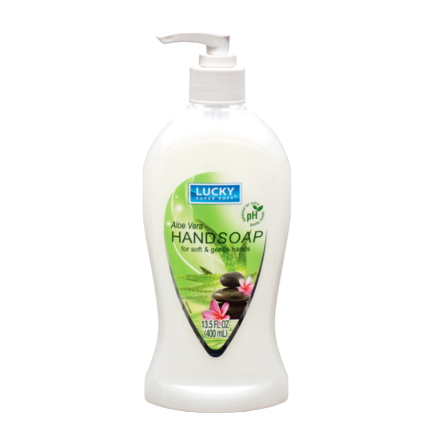 LUCKY LIQUID HANDSOAP ALOE VERA 13.5OZ 1CT
