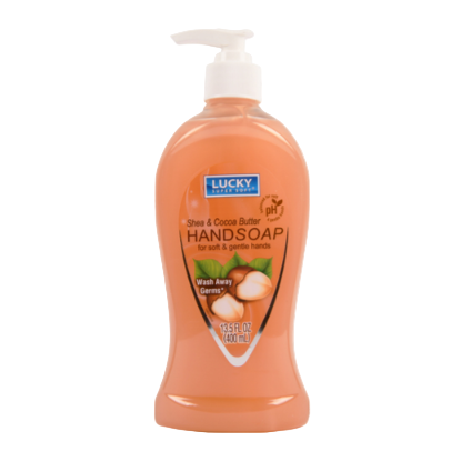 LUCKY LIQUID HANDSOAP SHEA&COCOA BUTTER 13.5OZ 1CT