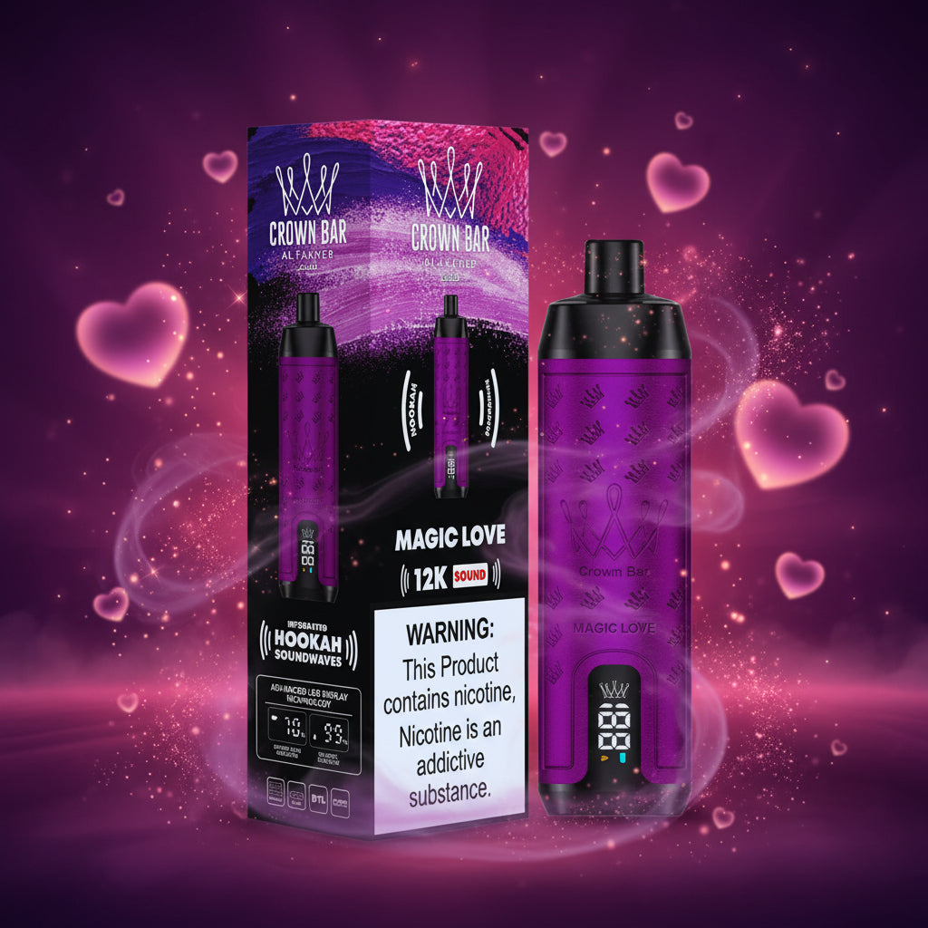 VAPE CROWN BAR AL FAKHER 12K 5PK MAGIC LOVE