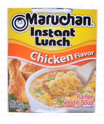 SOUP MARUCHAN CUP CHICKEN 2.25OZ 12PK