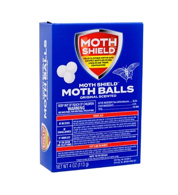 MOTH SHIELD MOTH BALLS ORIGINAL SCENT 4.1 OZ 1CT