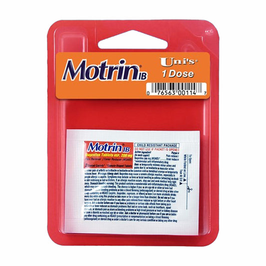 MEDICINE MOTRIN BLISTER 12PK 1CT