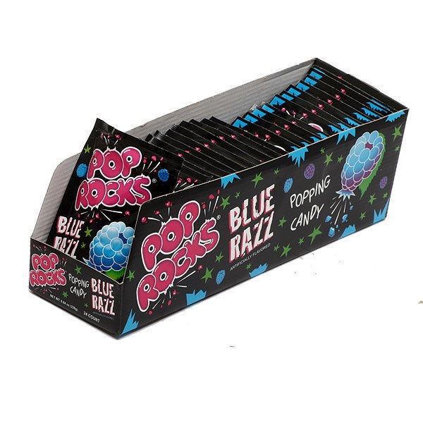 POP ROCK BLUE RAZZ SLIM BX 24CT