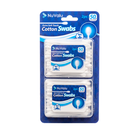 Q-TIPS COTTON SWABS 50PC/BOX 2SET 1CT