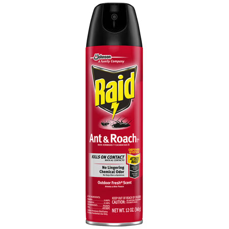 ANT/ROACH KILLER RAID OUT FRESH 12OZ 1CT