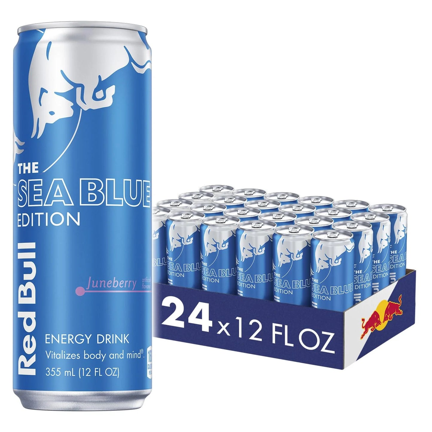 REDBULL ENERGY JUNEBERRY SEA BLUE 12OZ 24PK