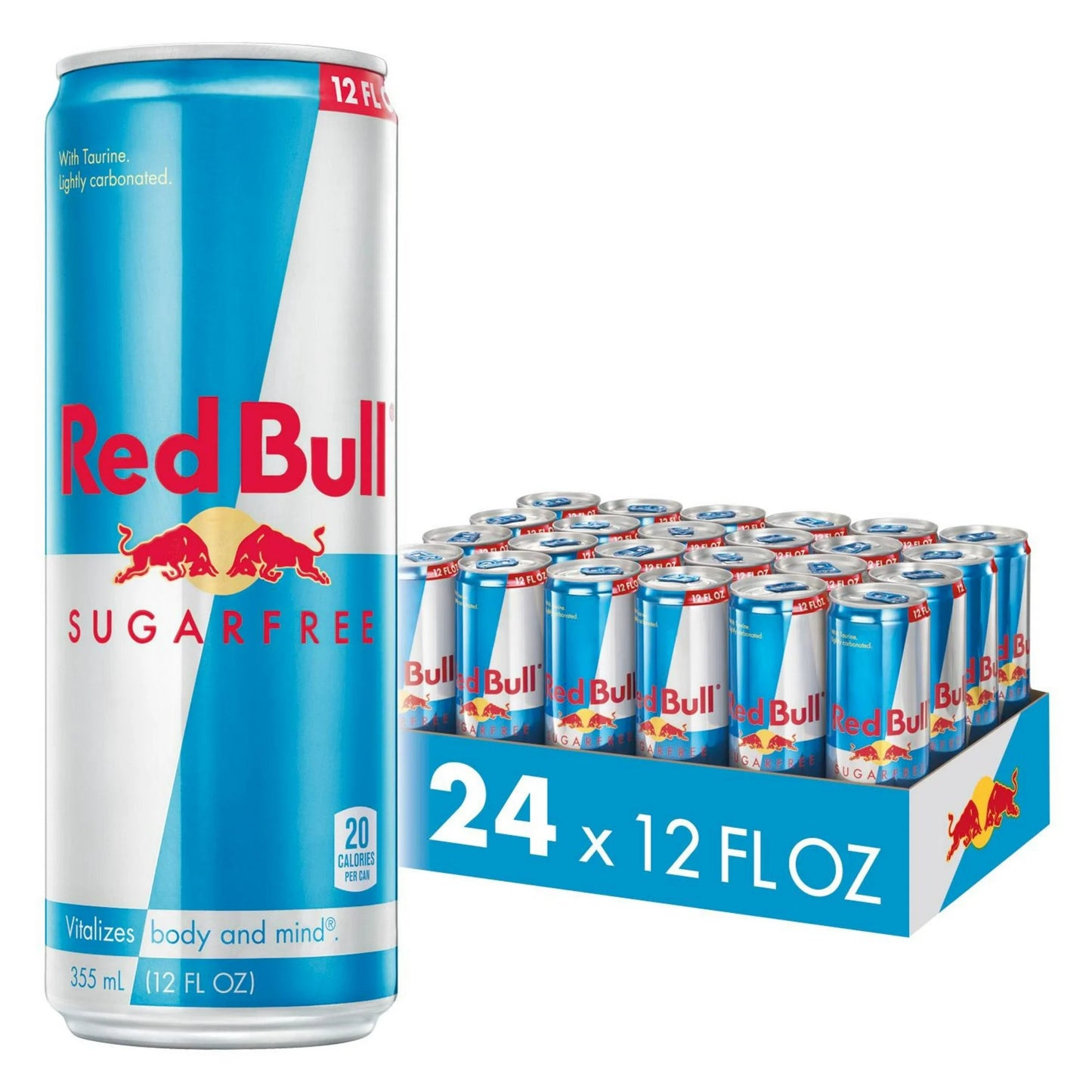 REDBULL ENERGY SUGARFREE 12OZ 24PK