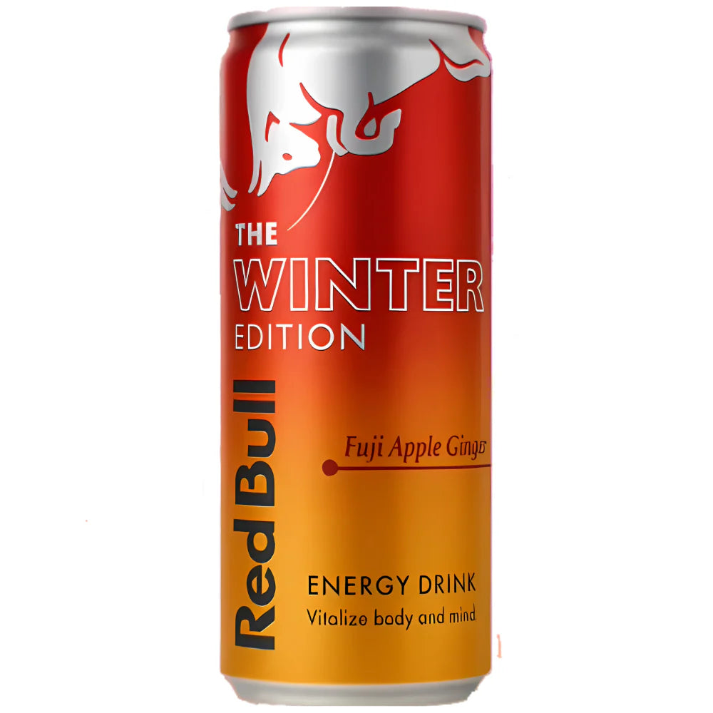 REDBULL ENERGY DRINK WINTER EDITION FUJI APPLE GINGER 12OZ 24PK