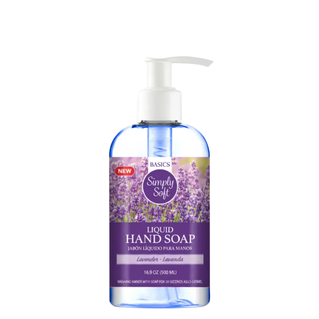 SOAP SIMPLY SOFT HAND WASH LAVENDER 16.9OZ