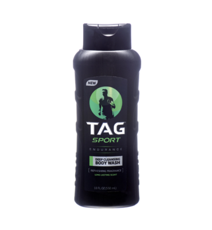 TAG SPORT BODY WASH ENDURANCE 18 OZ 1CT