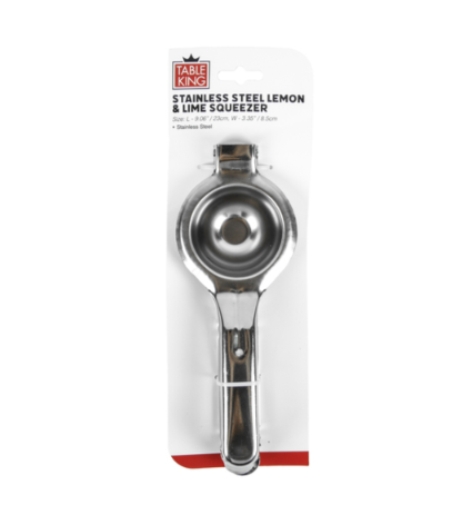 LEMON&LIME SQUEEZER TABLE KING STAINLESS STEEL