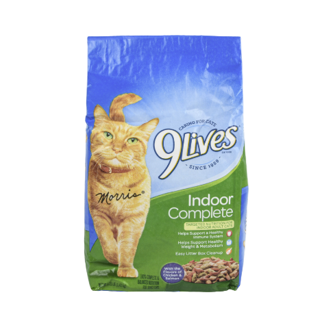 CAT FOOD 9 LIVES INDR COMPLETE DRY CAT FOOD 3.15 LB 1CT