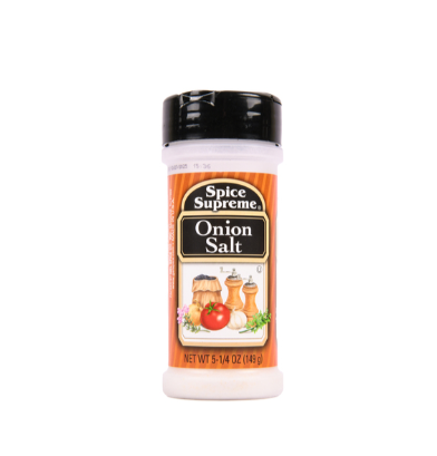 SPICE SUPREME ONION SALT 12 / 5.25 OZ 1CT
