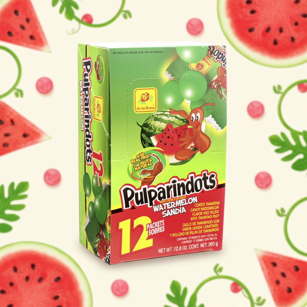DE LA ROSA PULPARINDOTS SANDIA 12PK 1CT