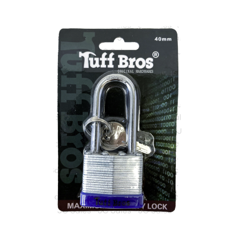 PADLOCK LAMINATED 40MM LONG SHANK 1CT