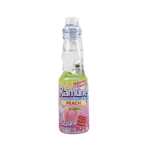 RAMUNE SANGARIA PEACH DRINK 6.76 OZ 18PK