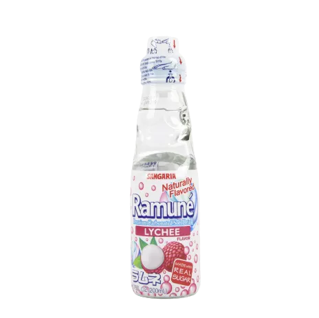 RAMUNE SANGARIA LYCHEE DRINK 6.76 OZ 18PK