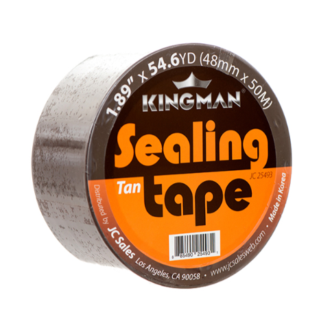 PACKING TAPE KINGMAN TAN 1.89" X 55 YDS