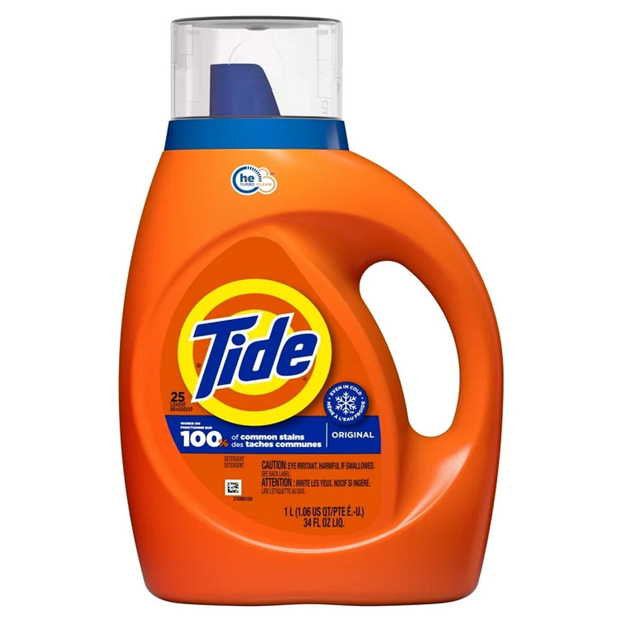 DETERGENT TIDE LIQUID ORIGINAL 34OZ 1CT