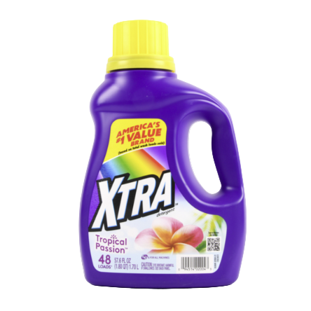 DETERGENT XTRA LIQUID TROPICAL PASSION 57.6OZ 1CT