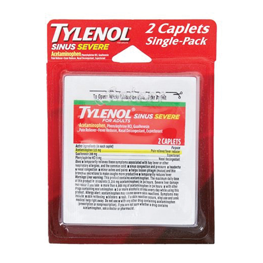MEDICINE TYLENOL SINUS SEVERE BLISTER 12PK