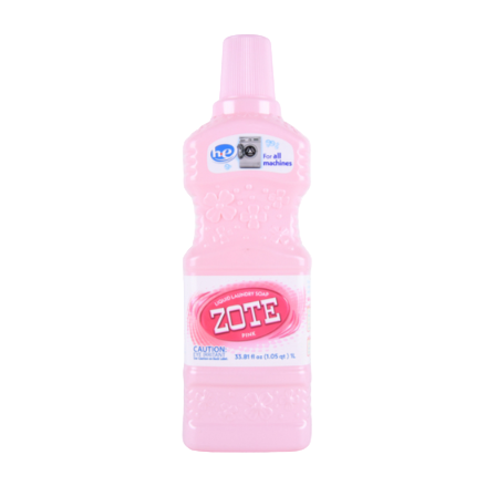 LAUNDRY SOAP ZOTE LIQUID PINK 1LT 1CT